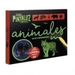 Juego Imagiland Pizarra Pintaluz Fluorescente Animales