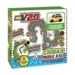 Juego Imagiland Puzle Xxl Infinito La Ciudad Con Coche