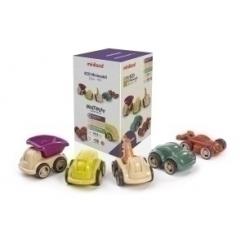 Juego Miniland Coches De Juguete Eco Minimobil 12 Cm 5 Pz (+18 Meses)