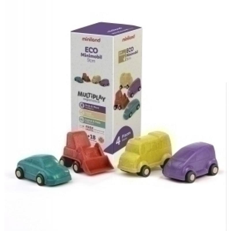 juego-miniland-coches-de-juguete-eco-minimobil-9-cm-4-pz-18-meses