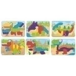 Juego Miniland Pegs 20Mm Dinos Pack De 6 (3-6 Años)