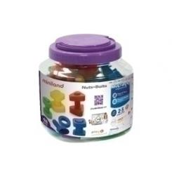Juego Miniland Tornillos Y Tuercas (48 Piezas) (2-5 Años)