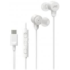 JVC HAFR29UCA Auriculares Alámbrico Dentro de oído Llamadas/Música USB Tipo C Blanco