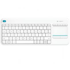 LOGITECH K400 Plus Tv teclado RF inalámbrico QWERTY Español Blanco