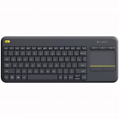 LOGITECH K400 Plus Tv teclado RF inalámbrico QWERTY Español Negro