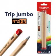 KATHAY Blister 2 Lapices   Jumbo Kathay