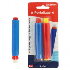 KATHAY Blister 2 Portatizas Azul+Rojo Kathay