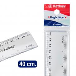 KATHAY Regla Plastico 40cm