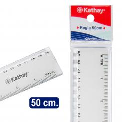 KATHAY Regla Plastico 50cm