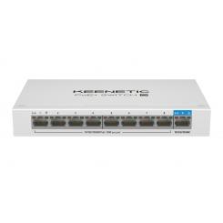 Keenetic PoE+ Switch 9 Switch Gigabit de 9 puertos con 8 puertos PoE+ y asignación de energía de 120 W