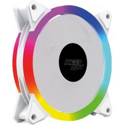 KeepOut XFC-120SRW sistema de refrigeración para ordenador Carcasa del ordenador Ventilador 12 cm Negro