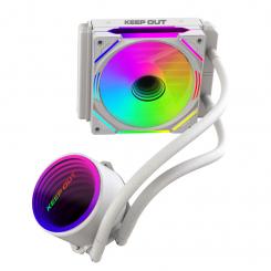 KeepOut XWC-120W sistema de refrigeración para ordenador Carcasa del ordenador Ventilador Blanco