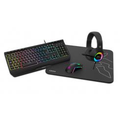 Krom Kenya teclado Ratón incluido USB Negro