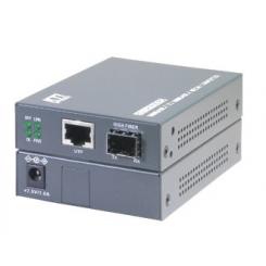 KTI Networks KGC-352 convertidor de medio 1000 Mbit/s 850 nm Monomodo Gris