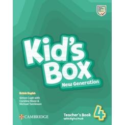 Kid´s Box New Generation 1.Teacher´s whit Digital Pack British English CAMBRIDGE