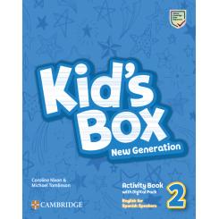 Kid'S Box New Generation English For Spanish Speakers Level 2 Activity Book With Home Booklet And Digital Pack, Ed. CAMBRIDGE