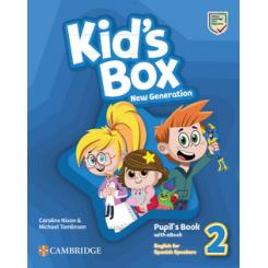 Kids Box New Generation English for Spanish Speakers Level 2 Pupils Book with eBook CAMBRIDGE