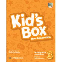 Kid'S Box New Generation English For Spanish Speakers Level 3 Activity Book With Home Booklet And Digital Pack, Ed. CAMBRIDGE