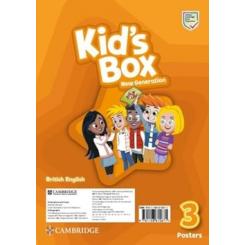 KIDS BOX NEW GENERATION LEVEL 3 POSTERS BRITISH ENGLISH CAMBRIDGE