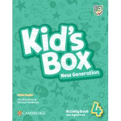 Kid'S Box New Generation Level 4 Activity Book With Digital Pack British English, Ed. CAMBRIDGE
