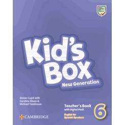 Kids Box New Generation Level 6 Teachers Book with Digital Pack English for Spanish Speakers CAMBRIDGE