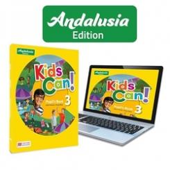 KIDS CAN! Andalucia 3 Pupils Book: libro de texto de inglés impreso con acceso a la versión digital MACMILLAN