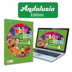 KIDS CAN! Andalucia 4 Pupils Book: libro de texto de inglés impreso con acceso a la versión digital MACMILLAN
