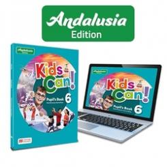 KIDS CAN! Andalucia 6 Pupils Book: libro de texto de inglés impreso con acceso a la versión digital MACMILLAN