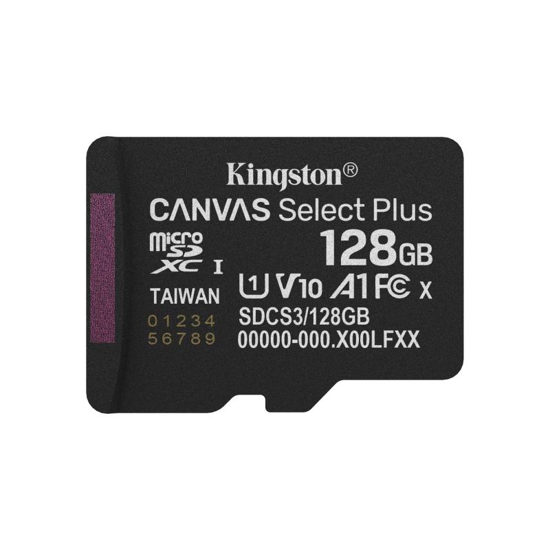kingston-technology-128gb-micsdxc-canvas-select-plus-gen3-150r-a1-adaptador-de-sd-no-incluido