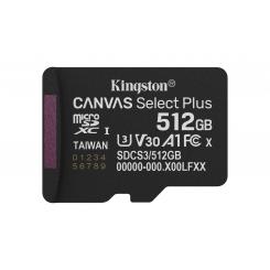 Kingston Technology 512GB micSDXC Canvas Select Plus Gen3 150R A1 (Adaptador de SD no incluido)