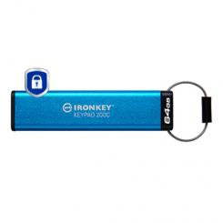 Kingston Technology IronKey Keypad 200C USB-C de 64 GB 200C, FIPS 140-3 nivel 3 AES-256