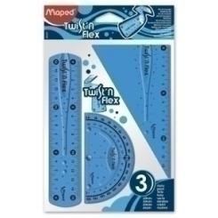 Kit 3 Reglas Twist & Flex Irrompible Maped