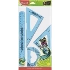 Kit 4 Reglas Twist & Flex Irrompible Maped