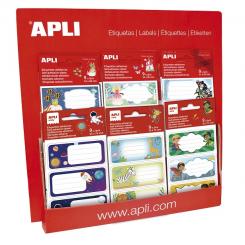 APLI Kit Expositor Etiquetas Escolares 2020