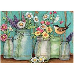 KIT PINTURA DIAMANTES FLORES