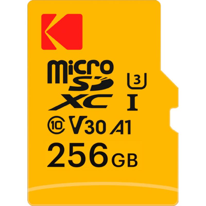 kodak-ekmsdm256gxc10hprk-memoria-flash-256-gb-microsd-uhs-i-clase-10