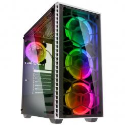Kolink OBSERVATORY WHITE Midi Tower Negro, Blanco