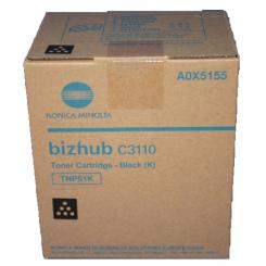Konica Minolta Toner Minolta TNp51K: C3110 negro /A0X5155 / 5.000p.