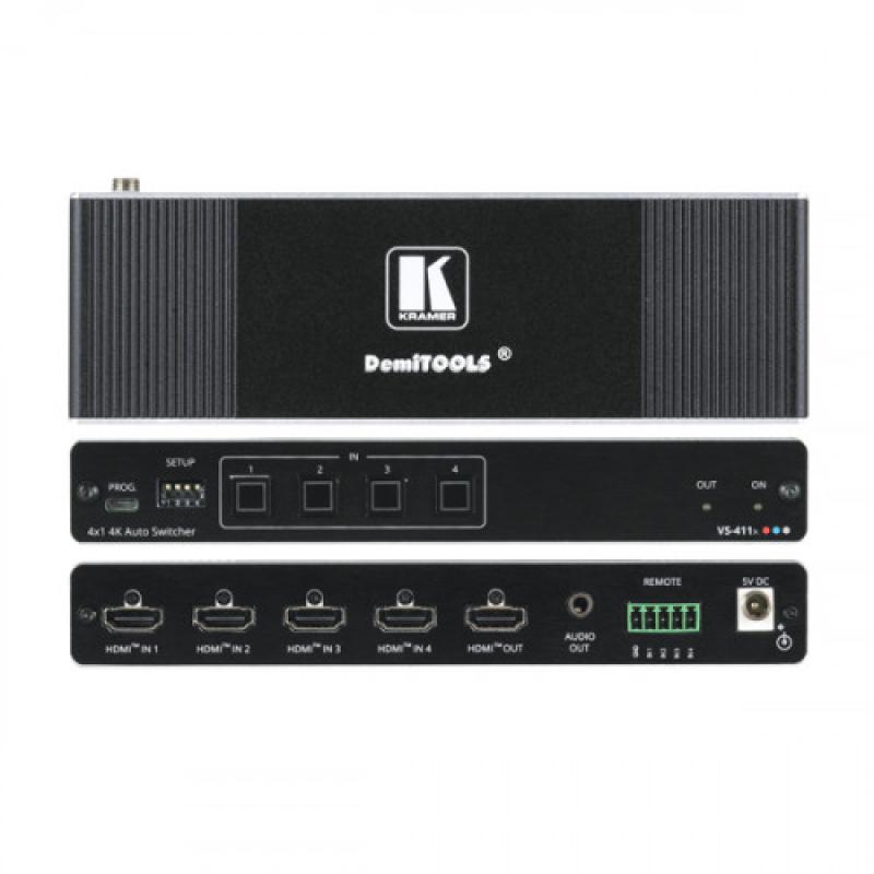 kramer-electronics-kramer-selector-vs-411x-automatico-4k-hdr-hdmi-4x1