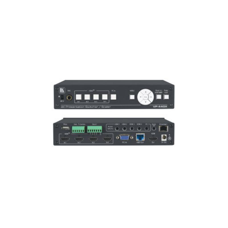 kramer-electronics-kramer-vp-440x-18g-4k-presentation-switcher-scaler-with-hdbaset-&amp-hdmi-simultaneous-outputs