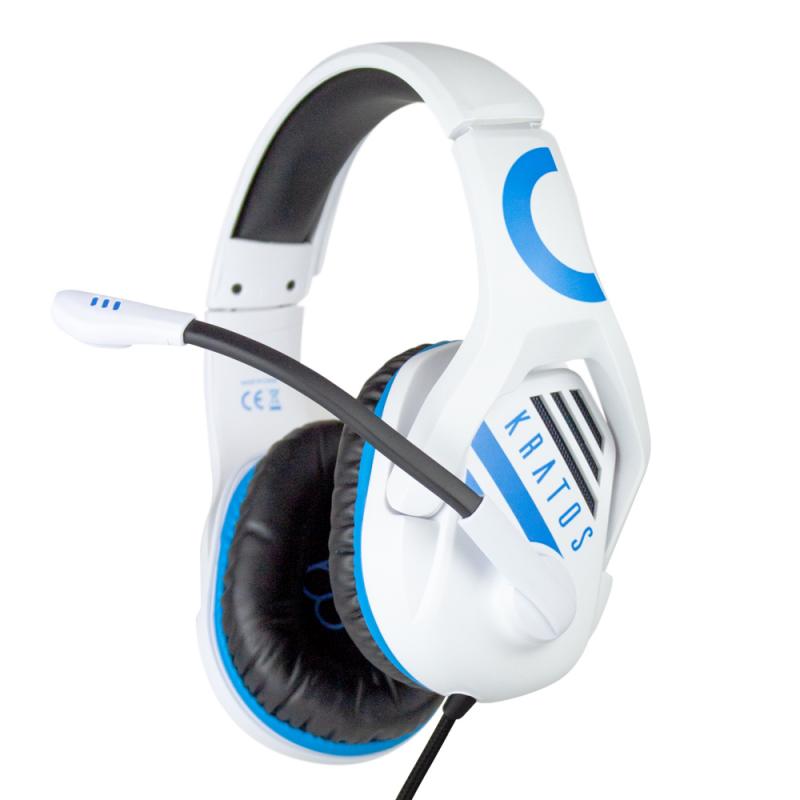 kratos-auriculares-alambrico-diadema-juego-azul-blanco