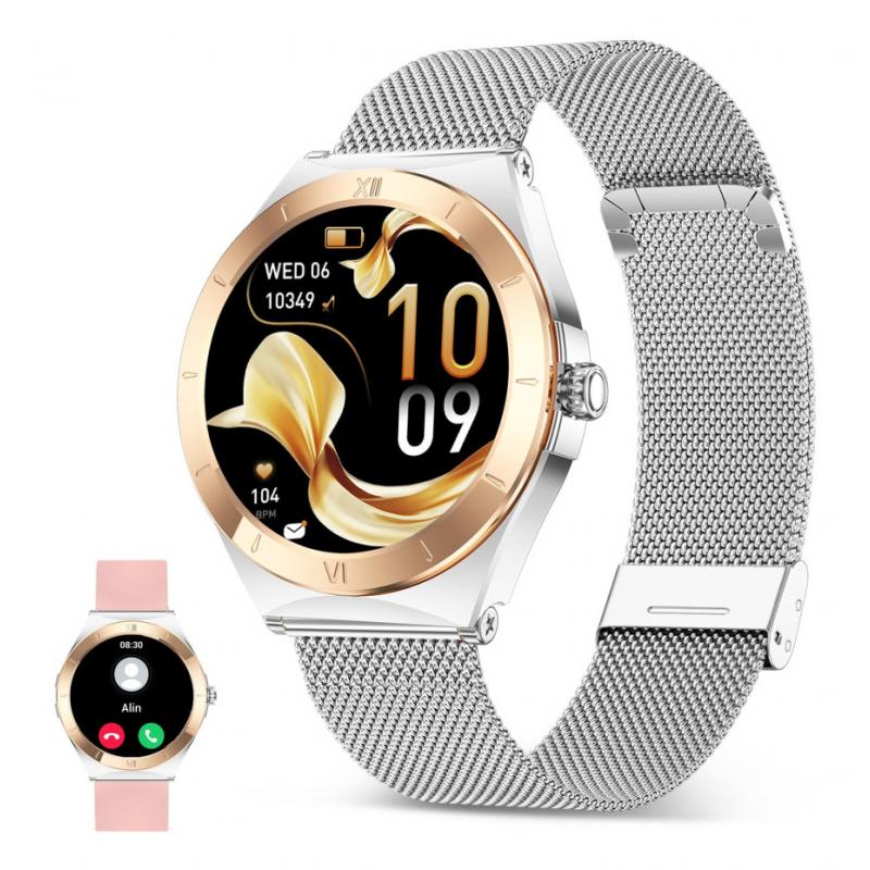 ksix-bxsw29p-relojes-inteligentes-y-deportivos-302-cm-119-amoled-digital-pantalla-tactil-plata