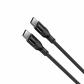 ksix-cable-de-carga-y-datos-1m-usb-c-a-usb-c-carga-ultrarrapida-60w-silicona-puertos-aleacion-de-aluminio-negro