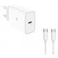 ksix-cargador-de-red-30-w-pps-power-delivery-carga-ultra-rapida-usb-c-cable-usb-c-a-usb-c-60-w-1-m-blanco