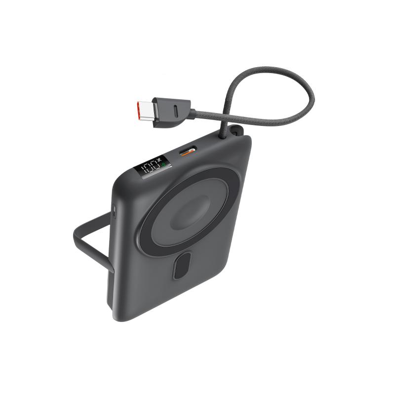 ksix-powerbank-10000-mah-carga-rapida-225w-pd-compatible-magsafe®-y-applewatch®-soporte-integrado-gris