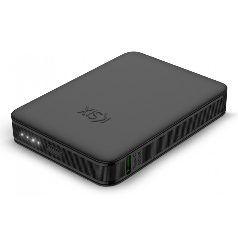 ksix-powerbank-nano-5000-mah-tamano-de-bolsillo-power-delivery-20-w-cable-usb-c-a-usb-c-indicadores-led-negro