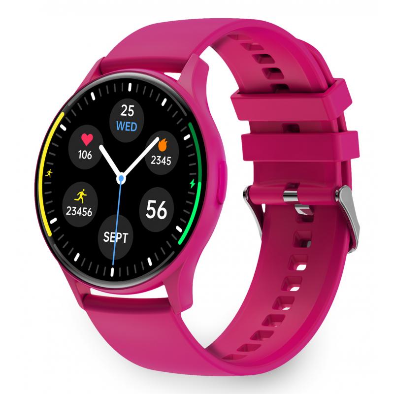 ksix-smartwatch-core-pantalla-amoled-143-aut-5-dias-modos-deporte-y-salud-llamadas-asistentes-de-voz-sumergible-fucsia