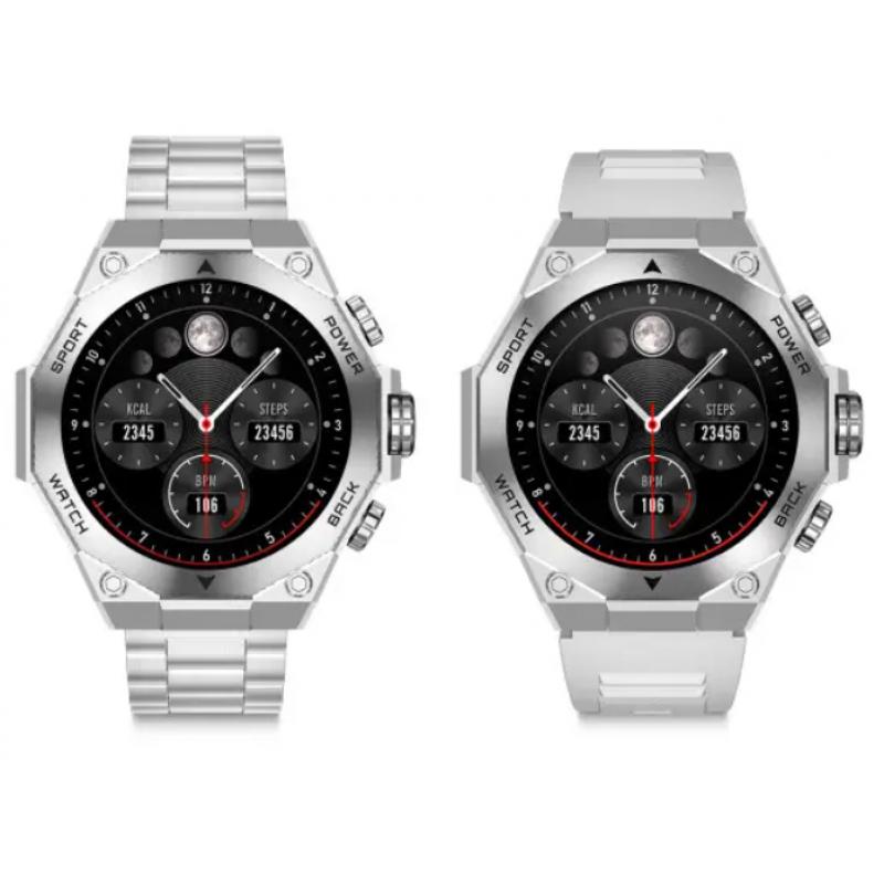 ksix-smartwatch-titanium-pantalla-amoled-143-2-correas-aut-5-dias-modos-deporte-y-salud-llamadas-asistentes-voz-negro