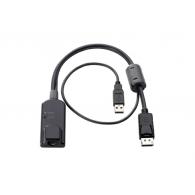 HPE KVM Console USB/Display Port Interface Adapter cable para video, teclado y ratón (kvm) Negro