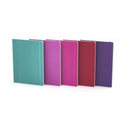 Libreta  Cosida Signature T. Flexible B5 80H 1 Línea Srtd Vivos